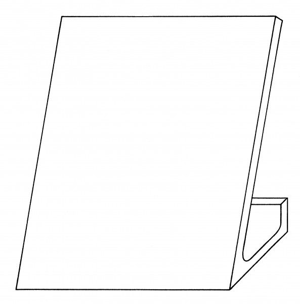 Plate groß helle Kanten